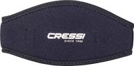 🤿 neoprene mask strap cover by cressi - enhanced comfort for dive mask, perfect for extended hairstyles or easy identification логотип