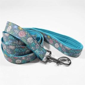 img 3 attached to 🐾 Premium 6ft Strong Dog Leash in Floral Pattern - Heavy Duty Nylon Webbing Leashes for Large and Medium Dogs - Perfect Pet Gift - Durable Puppy Training Lead