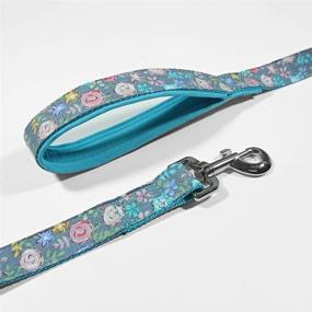 img 1 attached to 🐾 Premium 6ft Strong Dog Leash in Floral Pattern - Heavy Duty Nylon Webbing Leashes for Large and Medium Dogs - Perfect Pet Gift - Durable Puppy Training Lead