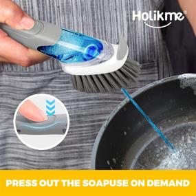 img 3 attached to Holikme Dispensing Scrubber Replaceable Cleaning