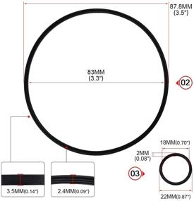 img 1 attached to 🔧 PQY Vacuum Pump Rebuild Seal Kit Gasket - Compatible with 2.5L Volkswagen Jetta, Beetle, Passat, Rabbit, Golf