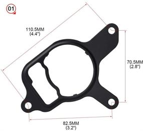 img 2 attached to 🔧 PQY Vacuum Pump Rebuild Seal Kit Gasket - Compatible with 2.5L Volkswagen Jetta, Beetle, Passat, Rabbit, Golf