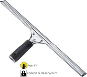 img 1 attached to 🪟 Unger Professional 16" Steel Squeegee with Replacement Rubber - Efficient Window Cleaning Tool