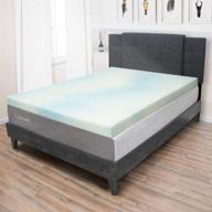 🛏️ eluxurysupply beautyrest queen size memory foam mattress topper - temperature regulating pad - high support & response - 2lb density - certipur-us certified логотип