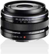 олимпус m.zuiko 17мм f1.8 (черный) объектив для камер olympus и panasonic micro 4/3 - международная версия (без гарантии) логотип