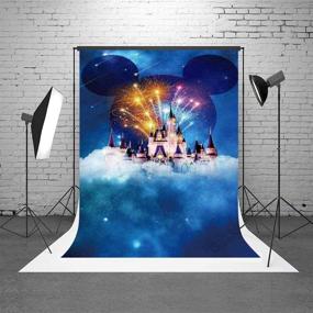 img 2 attached to 🏰 Children's Fairy Tale Blue Cartoon Backdrop - Dream Castle Night Firework Photography Background - Ideal for Kids Birthday Party, Newborn Shower & Children Wall Mural - Photo Background Booth Props (5x7ft) CHE001 LELEZ