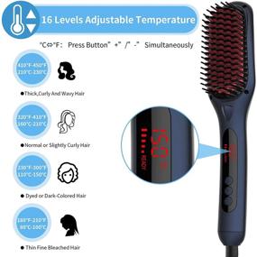img 1 attached to Straightener Straightening Anti Scald Frizz Free 100 240V