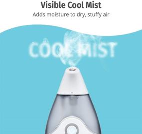 img 2 attached to Увлажнитель воздуха HoMedics TotalComfort Portable Cool Mist: бесшумный, 10 часов работы, автоматическое отключение, компактный серый - в комплекте бонусный фильтр Wick!