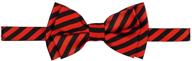 👔 retreez pre tied striped woven microfiber boys' accessories logo