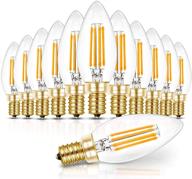 💡 hizashi dimmable led candelabra bulb – filament-like equivalent logo