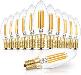 img 4 attached to 💡 Hizashi Dimmable LED Candelabra Bulb – Filament-Like Equivalent