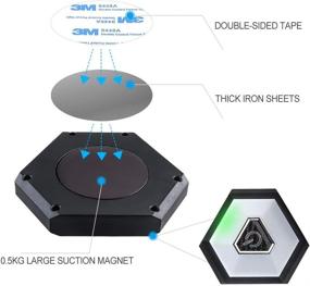 img 2 attached to 🚗 Sidaqi Car LED Interior Reading Light with Magnetic 4 Color Ceiling Dome Roof Light Tail Box Light USB Rechargeable Universal for Trailer RV Camping Bedroom" - "Sidaqi Car LED Interior Reading Light | Magnetic 4-Color Ceiling Dome Roof & Tail Box Light | USB Rechargeable | Universal for Trailer RV Camping Bedroom