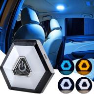 🚗 sidaqi car led interior reading light with magnetic 4 color ceiling dome roof light tail box light usb rechargeable universal for trailer rv camping bedroom" - "sidaqi car led interior reading light | magnetic 4-color ceiling dome roof & tail box light | usb rechargeable | universal for trailer rv camping bedroom logo