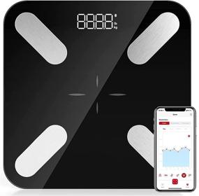 img 4 attached to TRUE Body Fat Scale, BMI Scale Digital Wireless with Body Fat and Water Weight, High Precision Smart Wi-Fi and Bluetooth Scale with 14 Key Body Compositions - Syncs with Popular Fitness Apps