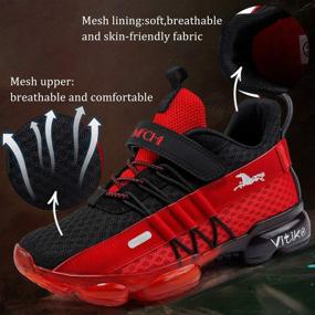 img 1 attached to 👟 Lightweight Kids Sneakers for Boys and Girls - Ideal Children's Shoes