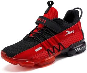 img 4 attached to 👟 Lightweight Kids Sneakers for Boys and Girls - Ideal Children's Shoes