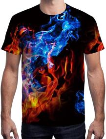 img 2 attached to Syaimn Pattern Printed T-Shirts for 👕 Men - Graphics Men's Clothing for Online Shopping