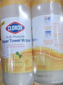 img 1 attached to 🧻 2 Pack of Clorox Multi-Purpose Paper Towel Wipes, 35 CT: Enhancing Cleaning Efficiency