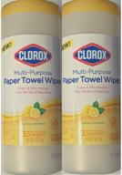 🧻 2 pack of clorox multi-purpose paper towel wipes, 35 ct: enhancing cleaning efficiency logo