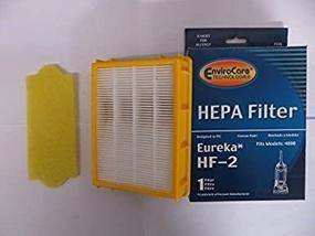 img 2 attached to 🔍 Optimized EnviroCare Vacuum Cleaner HEPA Filter Set, Fits Eureka HF-2 and 70082 Filters