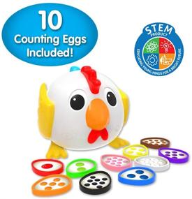 img 2 attached to 🐔 Counting Chicken - STEM Teaching Toddler Toys for Boys & Girls | Learn With Me - Numbers, Colors | Award-Winning Preschool Learning Toy | Ages 2+ Years