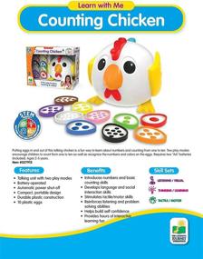 img 3 attached to 🐔 Counting Chicken - STEM Teaching Toddler Toys for Boys & Girls | Learn With Me - Numbers, Colors | Award-Winning Preschool Learning Toy | Ages 2+ Years