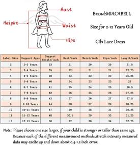 img 1 attached to 🌺 MIACABELL Flower Girls Dresses: Elegant Princess Pageant Dress for Kids' Tutu Tulle Wedding, Party & Prom Ball Gowns