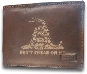 img 2 attached to Don't Tread Rattlesnake Engraved Minimalist Men's Accessories: Stylish and Functional Accessories for Men