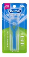 🦷 dentek floss threaders for braces, bridges, and implants - 50 count (pack of 1) - efficient oral care solution logo