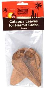 img 1 attached to 🦀 Hermit Crab Catappa Leaves: Optimal Choice for Crab Enclosures