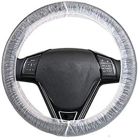 img 1 attached to 500Pcs Plastic Disposable Steering Covers