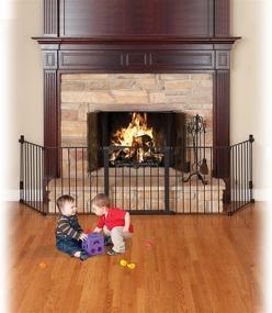 img 3 attached to 🔥 KidCo G3111 Hearth Gate - Extra Wide Safety Barrier for Fireplaces - 128 inches