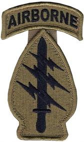 img 1 attached to 🔥 Enhanced Special Forces OCP Patch and Airborne Tab Combo with Hook Fastener