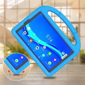 img 1 attached to Shockproof Lightweight Protective Stand Case for Lenovo Tab M8 HD/Smart Tab M8/Tab M8 FHD 2019 Tablet - Blue