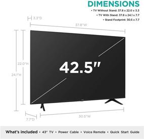 img 3 attached to 📺 Hisense R6090G 43-Inch Roku 4K UHD Smart TV (43R6090G, 2020 Model) with Alexa Compatibility
