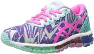 asics girls gel quantum little sneaker logo