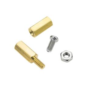 img 1 attached to 🔩 Sutemribor M2.5 Hex Brass Spacer Standoff Screw Nut Kit (180Pcs) - Male Female Assortment Collection