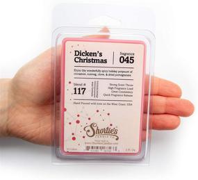 img 1 attached to 🕯️ Shortie's Candle Company Dickens Christmas Wax Melts Bulk Pack - Formula 117-4 Highly Scented Bars - Natural Oils - Christmas & Holiday Air Freshener Cubes Collection