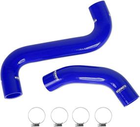 img 4 attached to 🔵 Синий набор силиконовых радиаторных шлангов Mishimoto для Subaru Impreza WRX/STI 2001-2007 (MMHOSE-WRX-01BL)