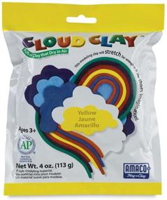 img 1 attached to 🌤️ Yellow AMACO Cloud Clay, 4-Ounce Package