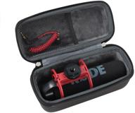 optimized hermitshell eva protective case for lightweight rode videomic go on-camera microphone logo
