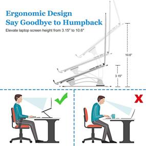 img 3 attached to Vansky Adjustable Ergonomic Compatible Notebook