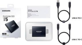 img 3 attached to 💻 SAMSUNG T5 1TB Portable SSD - Lightning-Fast 540MB/s Speed - USB 3.1 Solid State Drive in Black