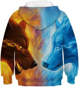 img 2 attached to 👕 PNKJ Novelty Pullover Hoodies: Fashionable Boys' Clothing for Style Plus Comfort