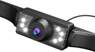 эски водонепроницаемая hd автомобильная камера заднего вида с ночным видением: камера заднего вида автомобиля с номером - широкий угол обзора и 7 ик-светодиодов логотип