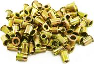 🔩 astro pneumatic tool rn6m: 100-piece m6 6mm steel rivet nuts – professional-grade riveting solution logo