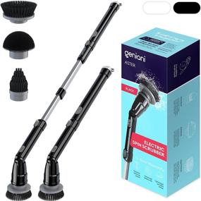 img 4 attached to 🧽 GENIANI Electric Spin Scrubber - Ultimate Cleaning Solution with Cordless Power and Adjustable Extension Handle