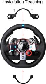 img 1 attached to HUAYUWA Magnetic Suction Shift Gear Paddle: Logitech G29 Steering Wheel Accessories Enhancement Kit