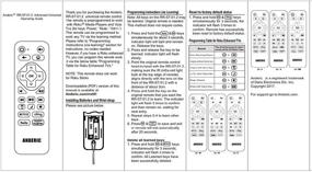 img 2 attached to Улучшенный универсальный пульт дистанционного управления Anderic с совместимостью с Roku Express и Roku SE, с интегрированным контролем громкости и возможностью обучения - идеально подходит для стриминговых устройств Roku и ТВ [исключая ROKU Sticks] (1 шт.)