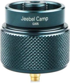 img 4 attached to 🔌 Jeebel Camp 24-inch LPG Adapter Extension Hose with EN417 Lindal Valve Output - Connects 1L Propane Small Tank